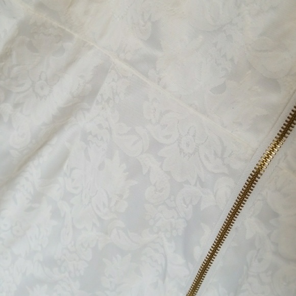 Torrid Ivory Lace Patterned Swing Dress - Picture 3 of 3